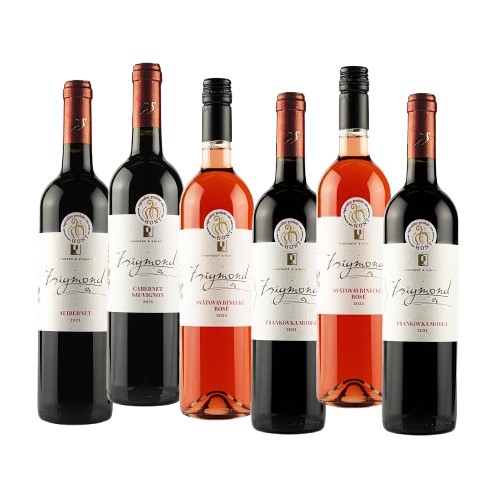 Kartón červených suchých vín